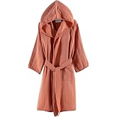 Miespiga Pamuklu M&uuml;slin Bornoz | Havuz, Plaj, Banyo Kapşonlu Kız-Erkek &Ccedil;ocuk Kimono, Pan&ccedil;o, Plaj Havlusu, Kap&uuml;şonlu