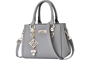 FUFUDDK Sac à Main Femme PU Simili Cuir Femme Cabas Pour Travail Elégant Classique Chic Vintage Dame Bandoulière Amovible Compartiment Zippé Porte Monnaie Et Sac à Main Top Grip Sac à BandoulièRe