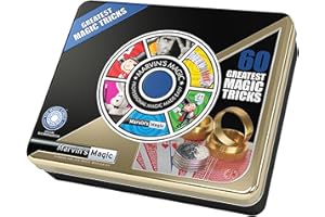 Marvin's Magic - 60 Greatest Magic Tricks Box Of Tricks - Magician Supplies Include Mystical Cards, Dynamic Coins + More
