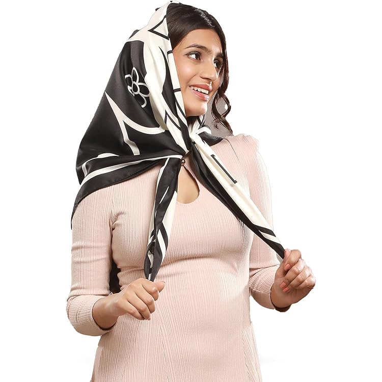 Buy Cashmere Craft Printed Pure 100% Silk Satin Women men Scarf