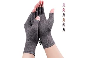 Digitek Athritis Gloves - Fingerless Gloves for Women and Men Compression Gloves For Arthritis Pain Relief Rheumatoid Carpal tunnel Dailywork Typing UK