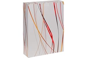 SAKAFU LUDI VIN Boîte pochette carton étui 3 bouteilles décor Volutes 28377 Rouge