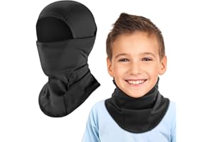 HEGCOIIE Kinder Sturmhaube Winter Winddicht Thermo Balaclava Gesichtsmaske Skimaske Sturmmaske für Jungen Mädchen Outdoor Sports Radfahren, Skifahren, Fahrrad