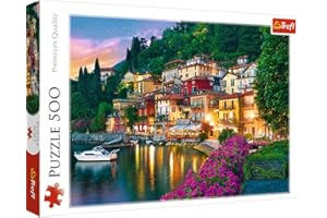 Trefl 500 Pièces Qualité Premium pour Adultes et Enfants à partir de 10 Ans Puzzle, TR37290, Lac de Côme