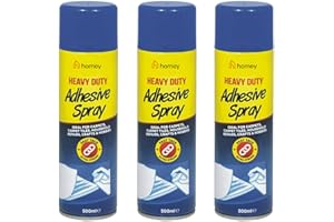 PESTSHIELD 3 Spray Glue Adhesive Contact Glue Heavy Duty Mount DIY Craft Upholstery 500ml