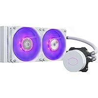 Cooler Master MasterLiquid ML240L V2 RGB White Edition Refrigeración Líquida para CPU - Efectos de Iluminación más Brillantes