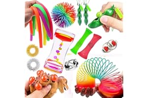 RICHMOHO Fidget Toys, Sensory Toys for Autism ADHD People, Stress Balls Anxiety Relief, Stress Relief and Anti-Anxiety Gift for Adults, Kids Party Bag Fillers