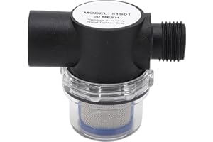 Vattenpumpsil 1/2in 14 Invändig Gängad Sil Twist On Sprayer Filter för Vattenpump RV Marine 50 Mesh Skärm Vattensil för Pipeline Sediment Filter Högtryckstvättfilter