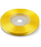 Netuno 1x rotolo nastro colorato ecru chiaro 12 mm x 32 m nastro colorato nascita bimbo battesimo prima comunione bomboniera pacchi regalo nastrini colorati decorativi nastri satinati da regalo