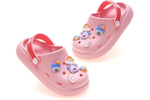 AYUEBO Zuecos para Niños Zuecos Unisex Niños Sandalias de Playa Respirable Antideslizante Piscina Jardín Zapatos Sandalias Ligeras Abierta de Verano Chanclas