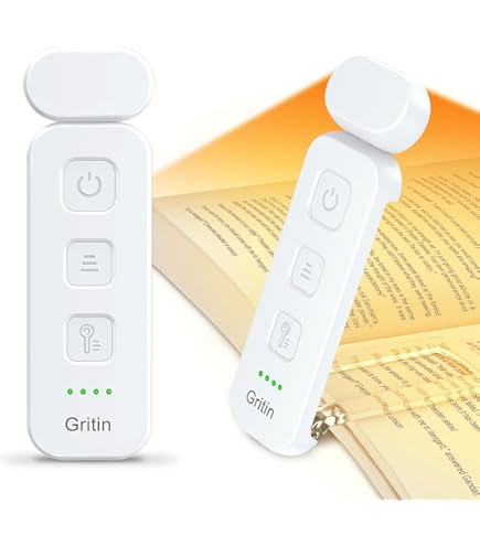 Luce Da Lettura Ricaricabile LED - Lampada Libro Pieghevole Con 3 Colori E 4 Luminosità - Foto 11