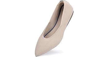 Frank Mully Frauen Spitze Zehe Ballett flach Strickkleid Schuhe Low Wedge Flache Schuhe Komfort Slip On Flats Schuhe für Frau Klassische Schuhe