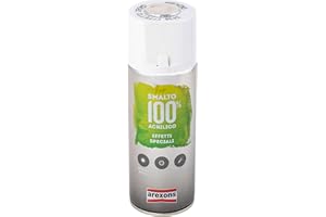 AREXONS SMALTO 100% ACRILICO EFFETTI SPECIALI SPECCHIANTE Smalto spray effetto Cromo, 400 ml vernice universale, resine di alta qualità, essiccazione rapida, bomboletta spray