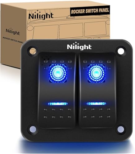 Nilight Flush Mount LED Light Pods 2PCS 5 Inch 36W Upgraded Spot Flood