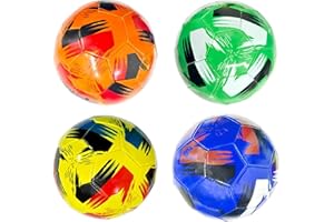 SGM Durable Size 5 Inflatable Assorted Football – Perfect for Kids & Outdoor Play | Inflatables for Kids Game Recreational Ball | Size 67-70cm
