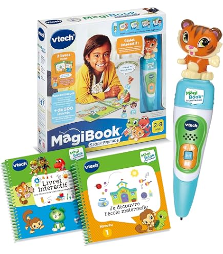 VTech MagiBook Story'Friends - Starter Pack Giocattolo Educativo (Versione Francese)