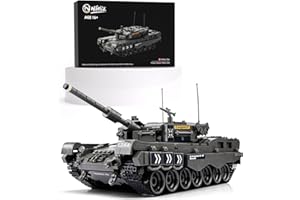 Nifeliz Leopard 2A4 Militaire Tank Blocs de Construction, Chars allemands de la WW2 Militaire pour Adulte, Maquette de Tank Cadeau 1686 Pièces