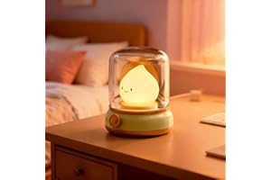 IHALO Carino Luce Notturna Alla Paraffina, Lampada Led da Tavolo, Ricaricabile Luce Notturna Bambini e Adulti, Lampada da Comodino, Lava Lamp, Doccia, Decorazioni Vari Idee Regali le Vacanze Verde