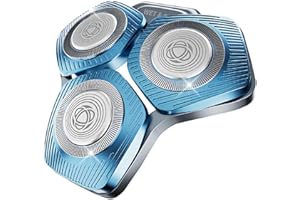 ZATEIRL Têtes de Rasage SH71/50, 1 Pièce, Compatibles avec Rasoirs Phil*ps Série S5000 (S5xxx) et S7000 (S7xxx) - Remplace, SH60/70, SH70/70 (Bleu)