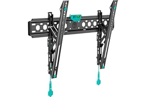 ‎ONKRON ONKRON Uchylny uchwyt ścienny do telewizora o przekątnej 43-85 cali, uniwersalny uchwyt ścienny do telewizora o wadze do 68,2 kg - uchylny płaski uchwyt ścienny do telewizora z VESA 75x75 - VESA 600 x