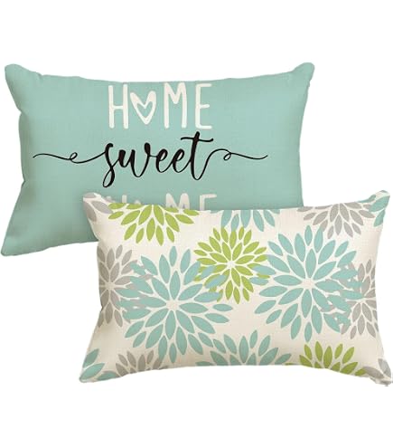 Federa Cuscino Decorativa 50x70 Cm – Our Happy Place, Stampa Double Face, Morbida Microfibra Per Divano E Camera