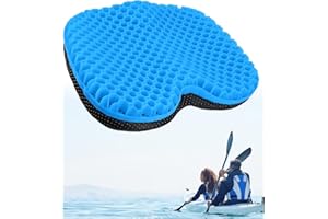 MMOBIEL Anti-Slip Kayak Seat Cushion Waterproof Kayak Gel Seat Cushion – Portable Sit in for Kayak, Boat, Canoe, Rowing etc. – Pressure Relief & Comfort Seat Cushion -