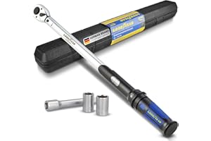 Goodyear 75522 Klucz Dynamometryczny, Wielokolorowy, 4 Elementy