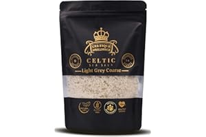 Celtique Brilliance Celtic Sea Salt Coarse 750g - 100% Natural Unrefined Light Grey French Celtic Salt - Rich in Minerals - Resealable bag - Hand-Harvested from Guerande, France