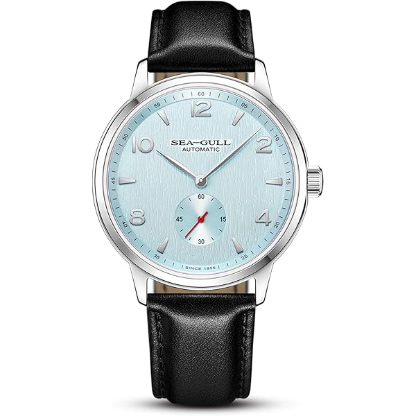 Sugess Seagull ST1907 Panda 41mm Blue Power Indicator Chronograph