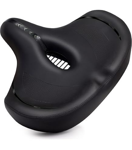 CDYWD Übergroßer Fahrradsattel Herren & Damen - Bequem, Weich, Extra Breit, Ergonomisch, Polster Fahrrad Sattel