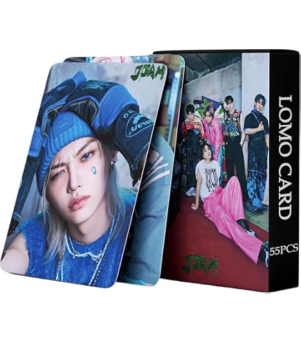 lomo card binder KEFEIKJ Cute Trading Photocard Binder, STAY Photo Album Cartoon Holder Book Storage 400 Cards with Sleeves for Cards Gift Wholesale K-Pop Photo Book -