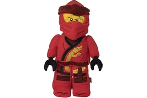 MANHATTAN TOY Peluche del guerriero ninja Kai, serie Lego Ninjago, altezza 33,02 cm
