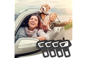 CHERIOLL Boucle de Ceinture de Sécurité, 4 PCS Bouchon D'alarme de Ceinture de Sécurité, Alarme Ceinture Sécurité, Clips de Boucle, Attaches décapsuleurs pour Voiture, Anti Alarme Son