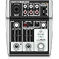 Behringer 302USB Table de Mixage 5 Entrées Haut de Gamme avec Préampli Micro XENYX et Interface USB/Audio, Compatible PC et M