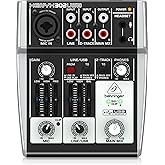 Behringer XENYX 302USB 5-Input Mixer mit XENYX Mic Preamp und Eingebautem USB Audio Interface