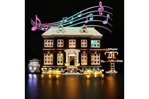 BRICKBLING LED Light Set for Home Alone, Sound Version Decoration Lighting Set - Only Lights Set, No Lego Model