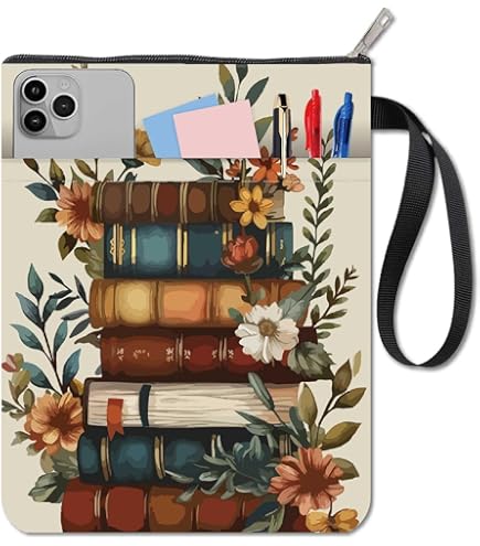 MOSSO Book Cover, Washable Fabric, Waterproof, Book Protector For