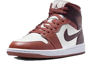 NIKE Air Jordan 1 Mid, Zapatillas de bsquetbol Mujer