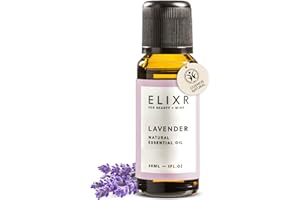 ‎ELIXR ELIXR - BIO Lavendelöl - 100% naturreines ätherisches Öl - Duftöl, Aromatherapie & für Diffusor - Lavendel Blüten für Haut & Haare – echtes lavender essential oil - Aus Deutschland - 30 ml