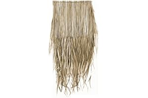 Lot de 10 Panneaux naturels (25 cm) pour toit de palme, toiture exotique, abri jardin, gazebo, parasol (10x12112)
