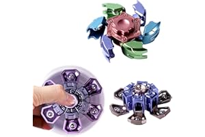 Echehi 3 Fidget Spinner con Apertura e Chiusura Automatica, Il Massimo Antistress e Aiutare la Concentrazione per Bambini e Adulti. RGP