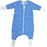 YORNİ Bebek &Ccedil;ocuk Uyku Tulumu, Uzun Kollu, Unisex, 2 Tog, Mikro Polar, 18-36 Ay