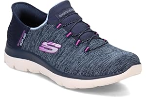 Skechers Damskie trampki wsuwane bez użycia rąk Summits Dazzling Haze, Granatowy fioletowy, 39.5 EU