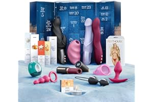 EIS Calendario de Adviento Erótico Premium 2025 para Adultos, Solteros y Parejas | 24 Sorpresas Sexy con Satisfyer, Juguetes FUN FACTORY y Regalos Picantes | Valor +900 €