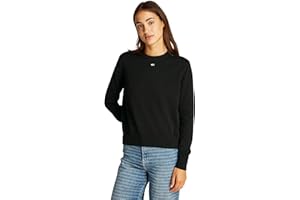 Tommy Jeans Donna Pullover Essential Crew in Cotone