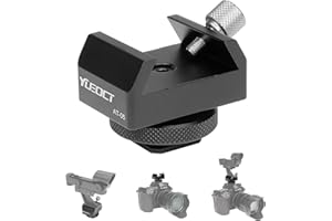 YUEOCT Metall-Teleskop-Finderskop-Halterung, Adapter, Finder, Zielfernrohr, Basis, Schwalbenschwanz-Halterung mit Befestigungsring für Video, DSLR, spiegellose Kamera, Blitzschuh, Himmel, Astrofotografie