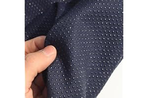 qing yun Rutschfester Stoff mit Kieselgel, 150 cm breit, Anti-Rutsch-Stoff, rutschfeste Matte zum Nähen, Teppich, Matratze, Hausschuhe, Sofakissen (150 x 200 cm, Dunkelblau)