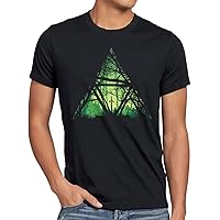 style3 Nature Triforce Herren T-Shirt link Hyrule Gamer
