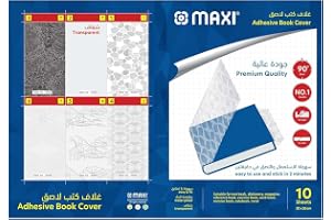 Maxi Clear Self Adhesive Sheet 36cmx50cm 10Sheets, Mx Cl36X50
