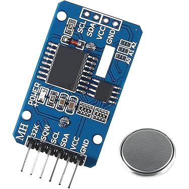 Modulo RTC Orologio Tempo Reale Per Arduino - 5 Pezzi, Precisione Alta, Con Batteria, I2C Interface - Foto 5